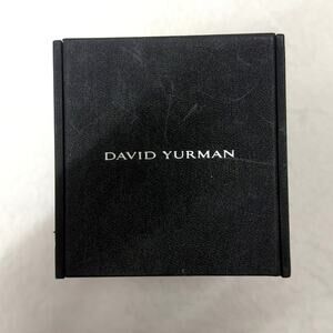 DAVID YURMAN Black Empty Jewelry Ring/Bracelet Gift Display Box with Pillow